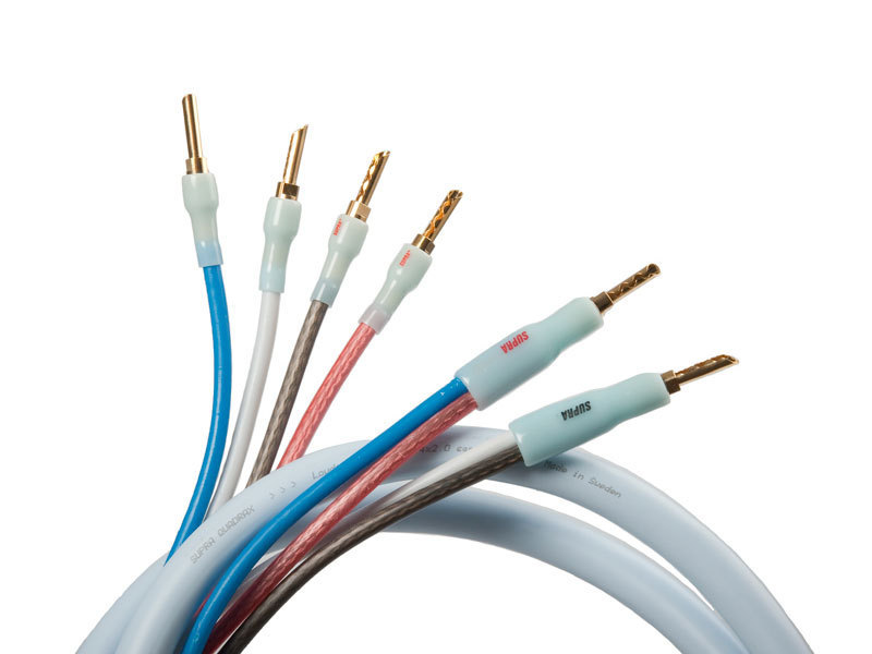 Supra Cables Quadrax 4 x 2.0 Bi - Wire CC Crimp